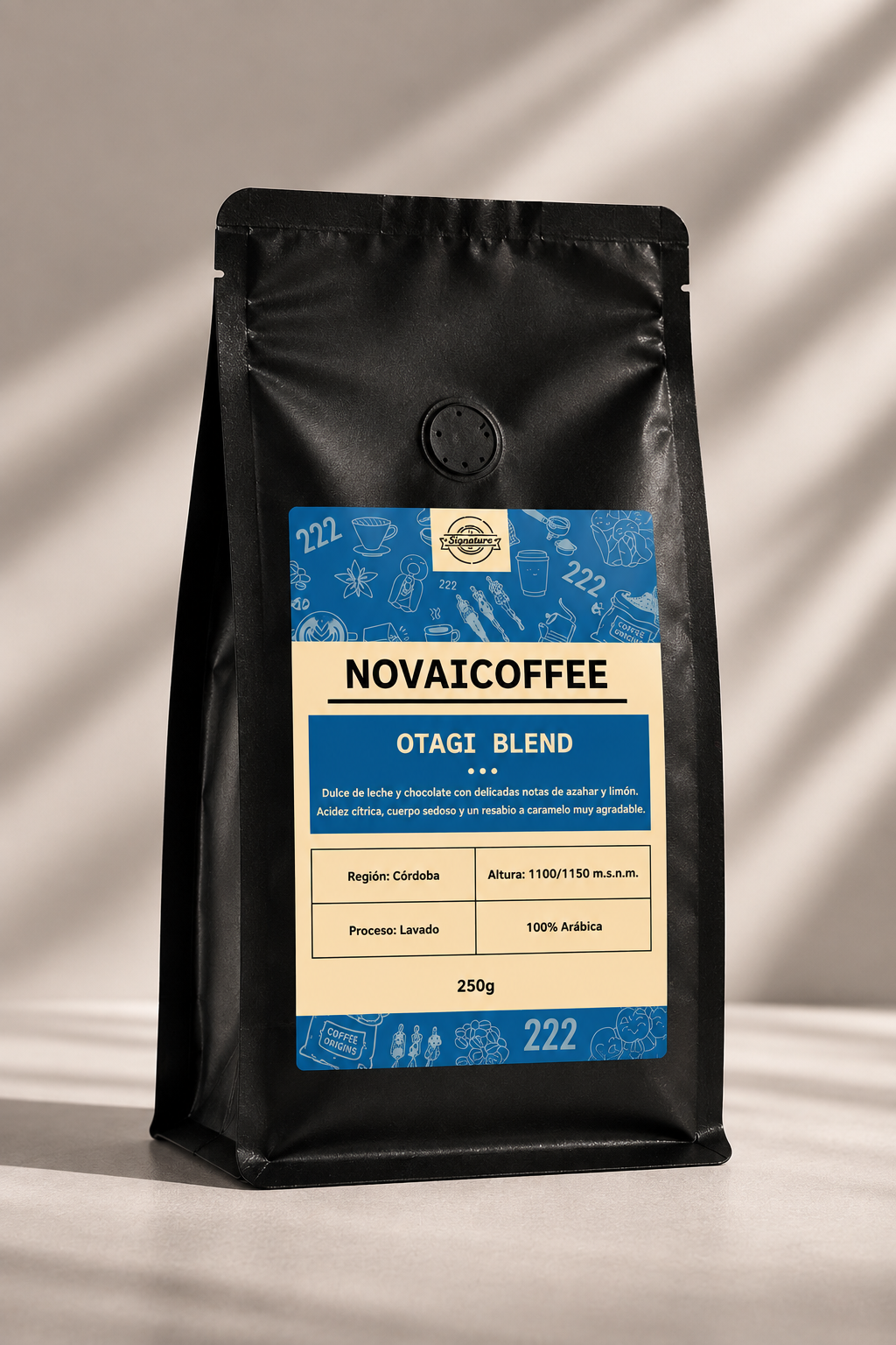 Bolsa de café Otagi Blend Novaicoffee 250 g, tueste medio